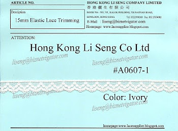 Elastic Lace Trimming Supplier - Hong Kong Li Seng Co Ltd