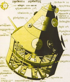 The drawn  picture of vimana (plane ) with all technical data as mentioned in Indian Vimana shastra
