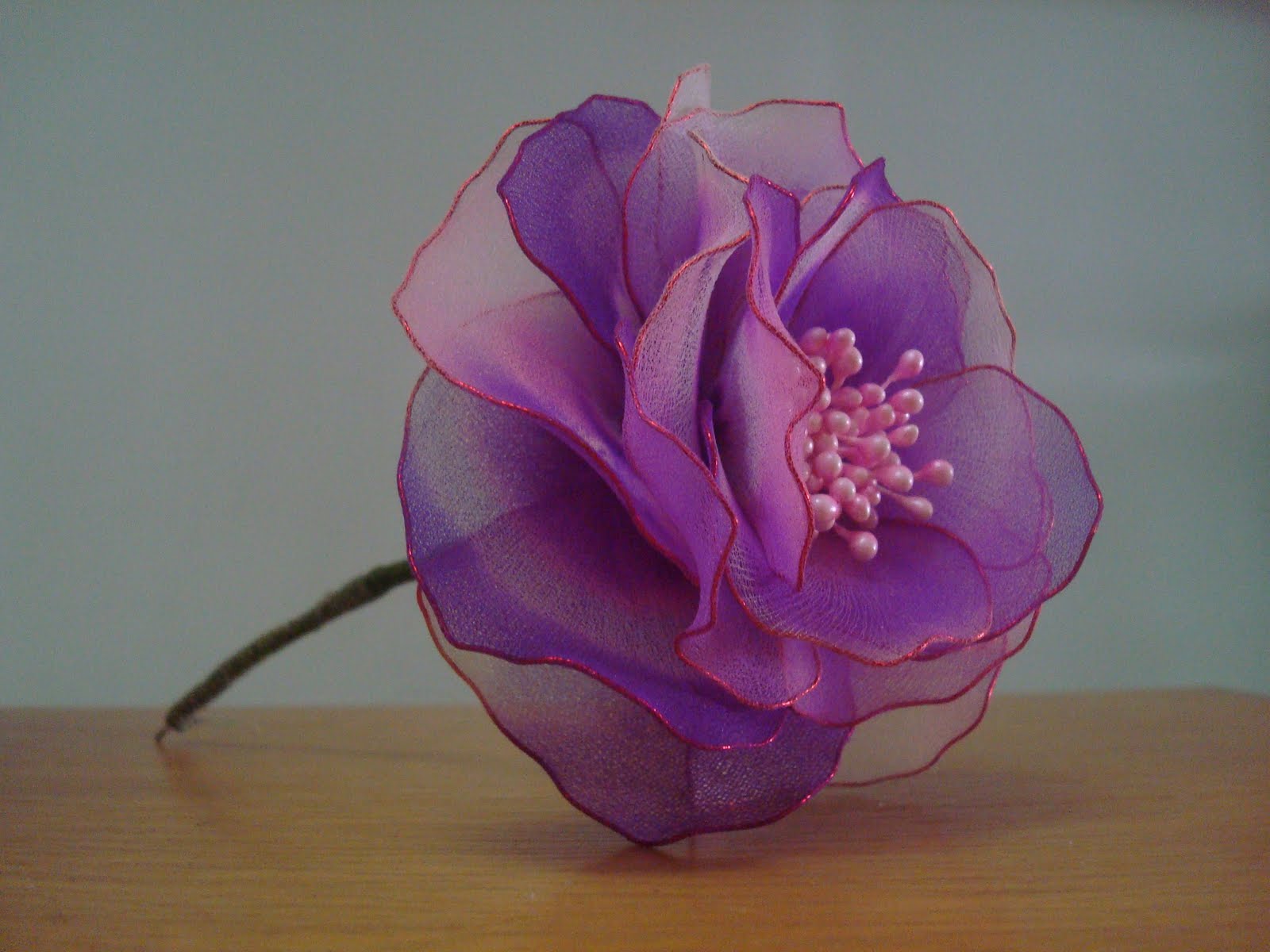 Handmade Nylon Flowers Sales