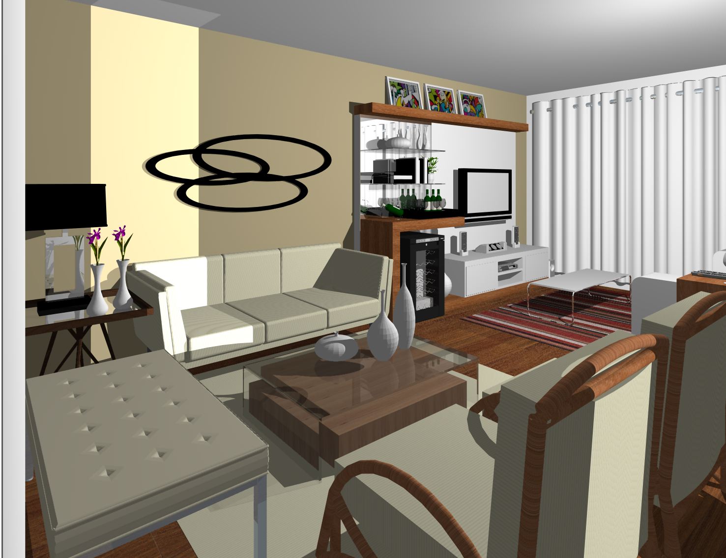 Arquitetura & Design: Sala de Estar + Home