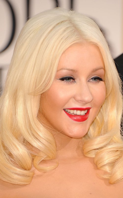 christina aguilera 2011 golden globes. Christina Aguilera#39;s face?