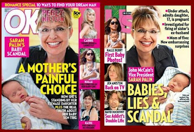 Vice Presidential Nominee Sarah Palin Hits Cover of Celebrity Tabloids