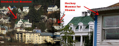 Support for Obama-Biden in Juneau, Alaska right next to Sarah Palin Governor's mansion - Photos courtesy of Today's Special