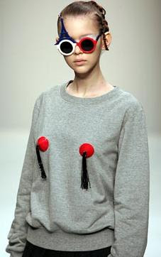 Tassle Boob Sweatshirt is a fashion don't - Photo courtesy of Daily Mail
