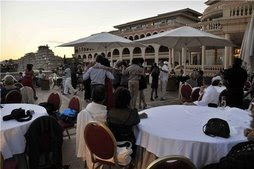 bailando en hotel Port Adriano