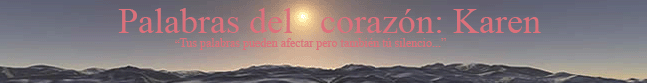 Palabras del corazon: Karen