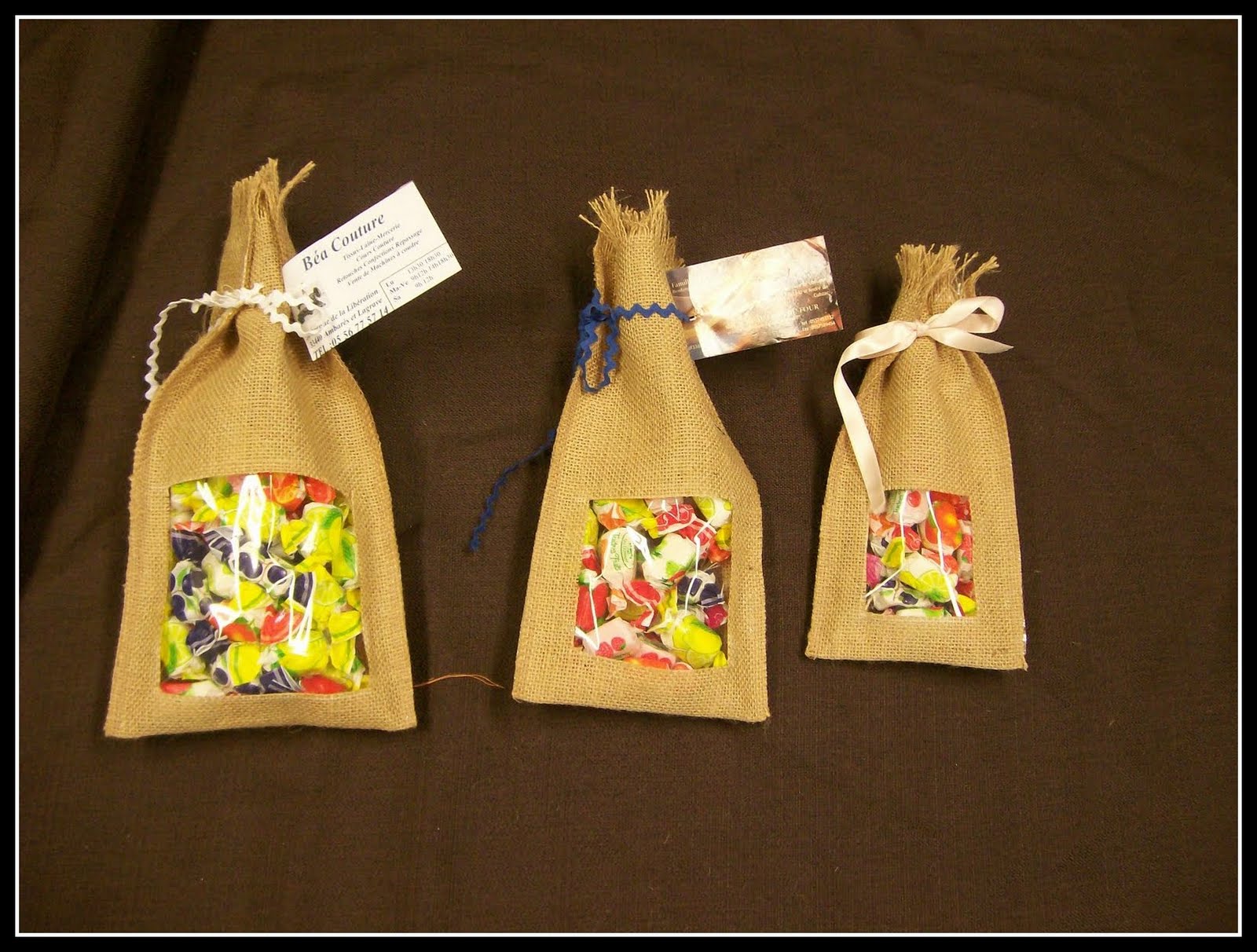 Lot De 2 Sacs En Toile De Jute Pour Bouteilles De Vin - Avec Fenêtre Transparente - Poignées Confort - Idéal Cadeau Mariage, Noël - 7