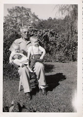 Harry Rogers and his grandchildren