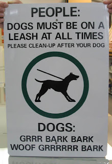 funny signs for dogs