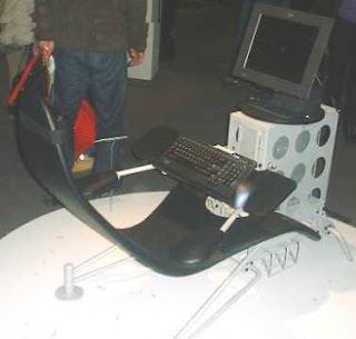 funny pic of computer chair console looks like racing car good for gamers