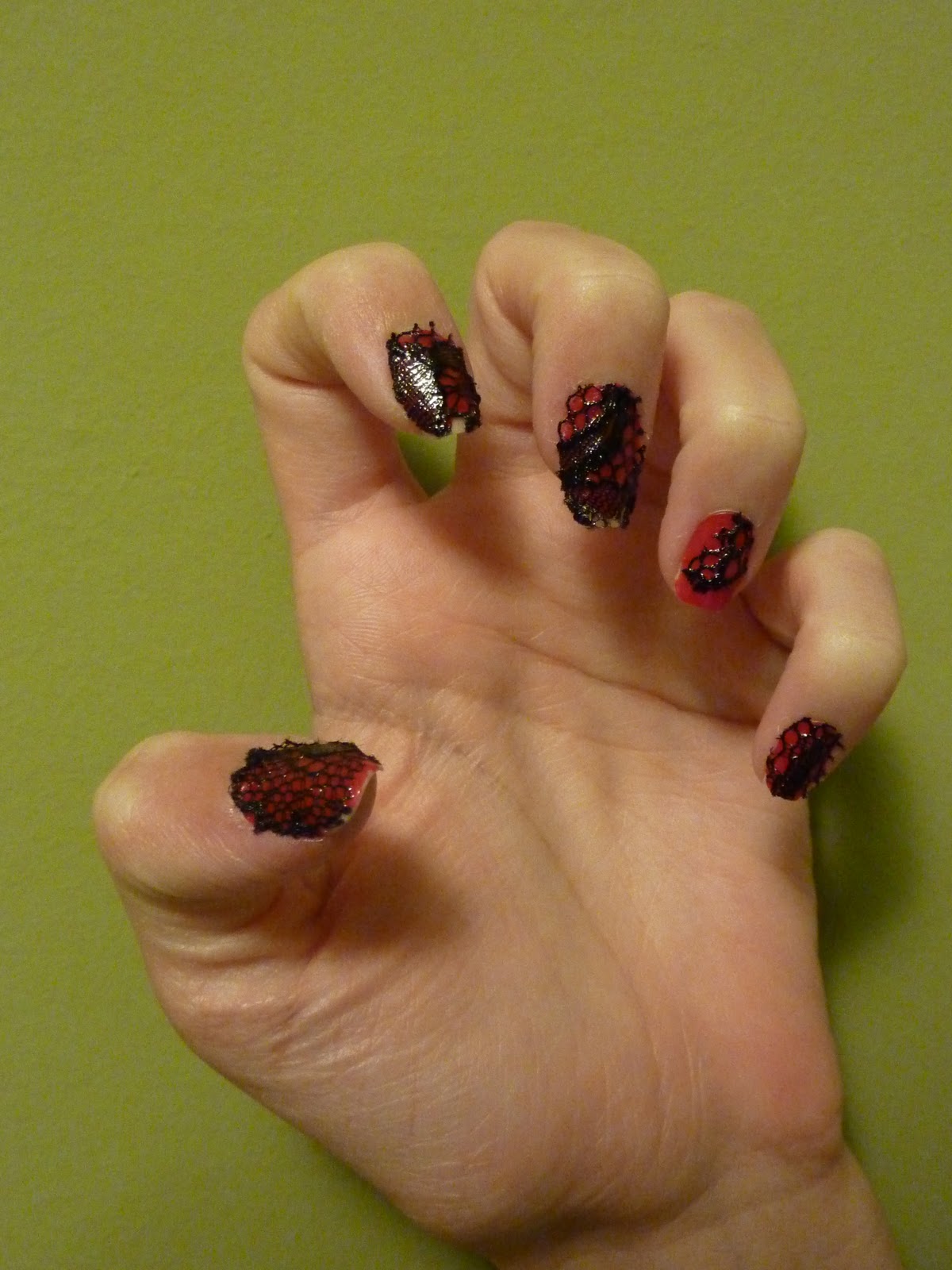 I Ringed In The New Year With Red Black Lace Run With Fashion