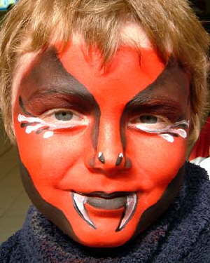 Devil Makeup for Children - All Halloween