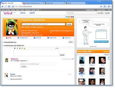Novo Orkut de cara nova, mais cores e muito mais rápido