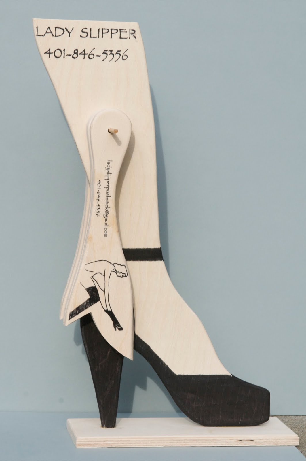 LADY SLIPPER PUSH STICK