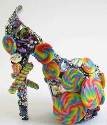 flipped candy shoes