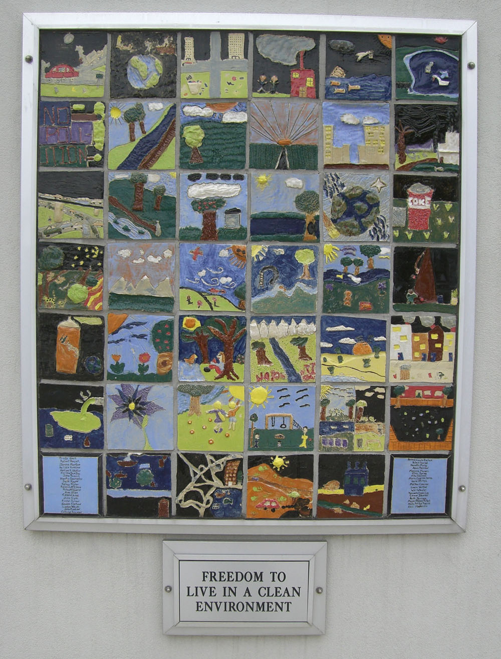 Ode Street Tribune: sign of environmental improvement