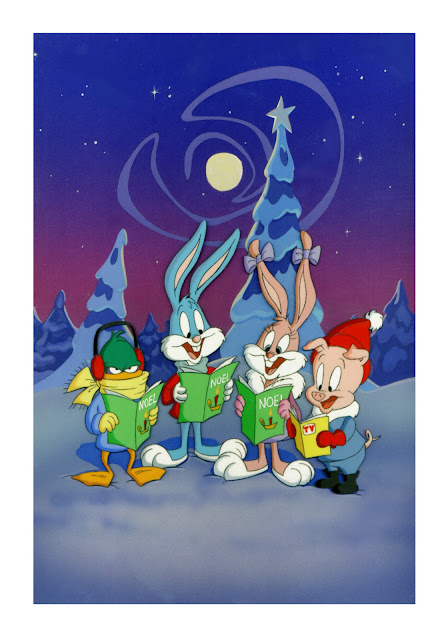 Cartoonatics: Tiny Toon Adventures TV Guide Cover: Merry Christmas!