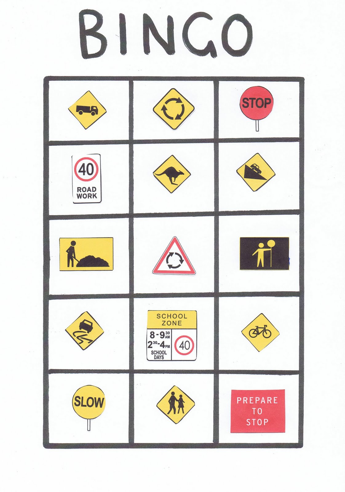Bingo Sign Bingo Sign