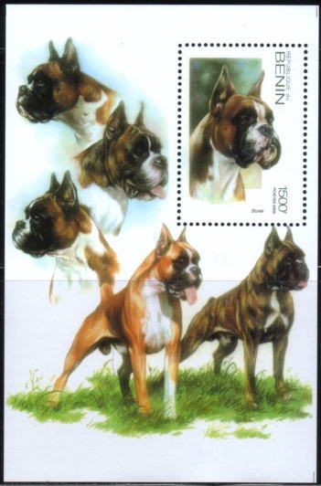 2002年ベニン共和国　ボクサーの切手シート
