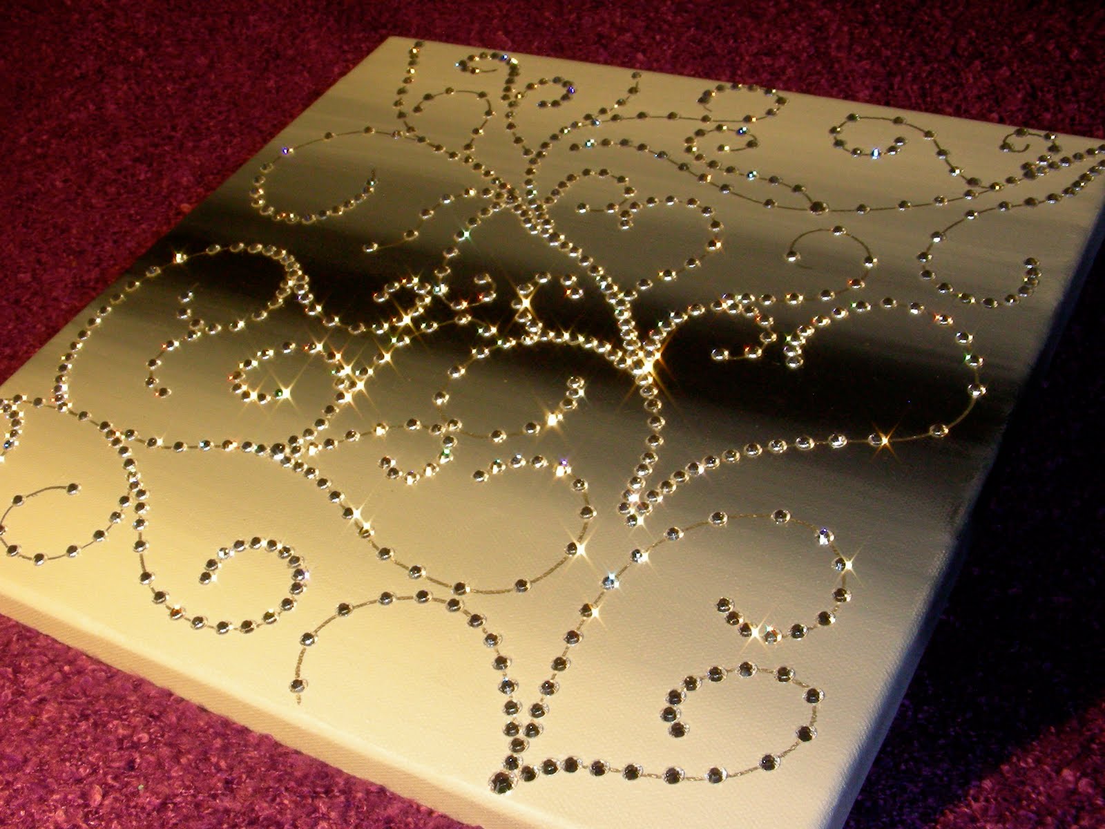 acCENTS by design 2 Q Crystal Art on oil painting and canvas