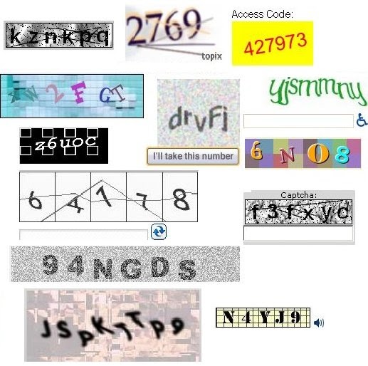 Top of Texas Gazette: Crazy Captcha Codes