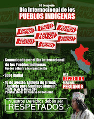 9 DE AGOSTO: DIA INTERNACIONAL DE LOS PUEBLOS INDIGENAS