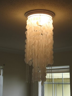 Bromeliad: Another capiz light DIY - Fashion and home decor DIY and ...
