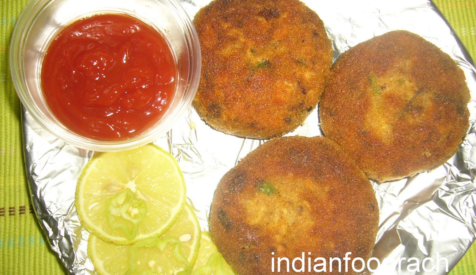 INDIAN FOOD Tuna cutlets ( fish cutlets/ tuna cakes)