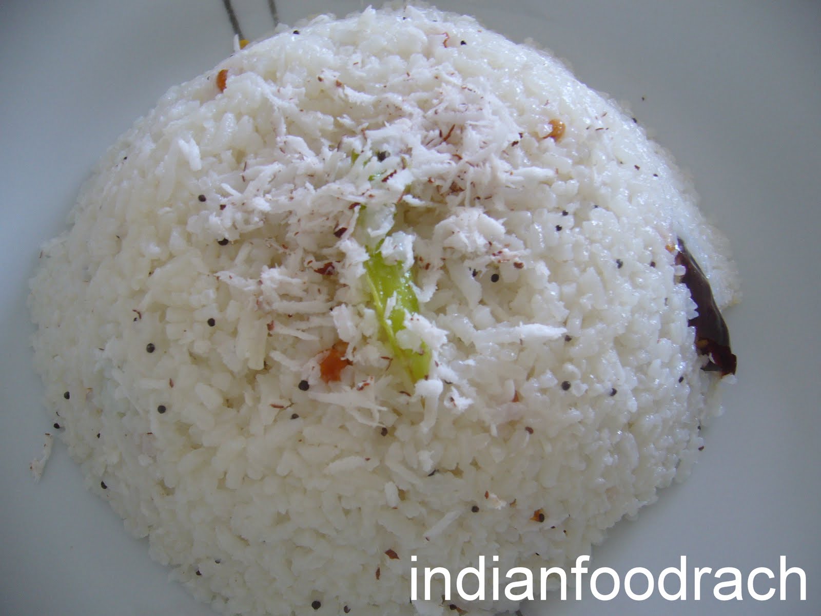 INDIAN FOOD Traditional coconut rice( thengai sadam/ thengina anna)