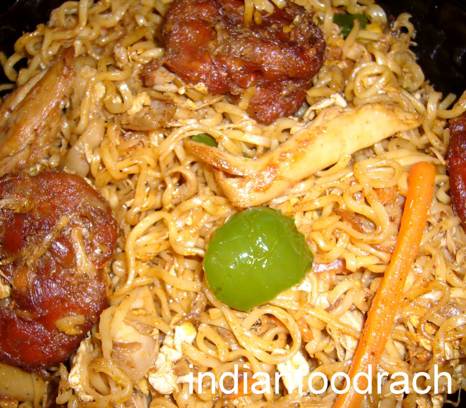 INDIAN FOOD Mixed stir fried noodles
