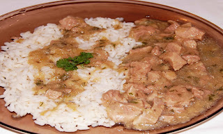 Tocanita de porc cu zucchini