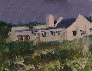 stephen scott - farmhouse painting - tonal study