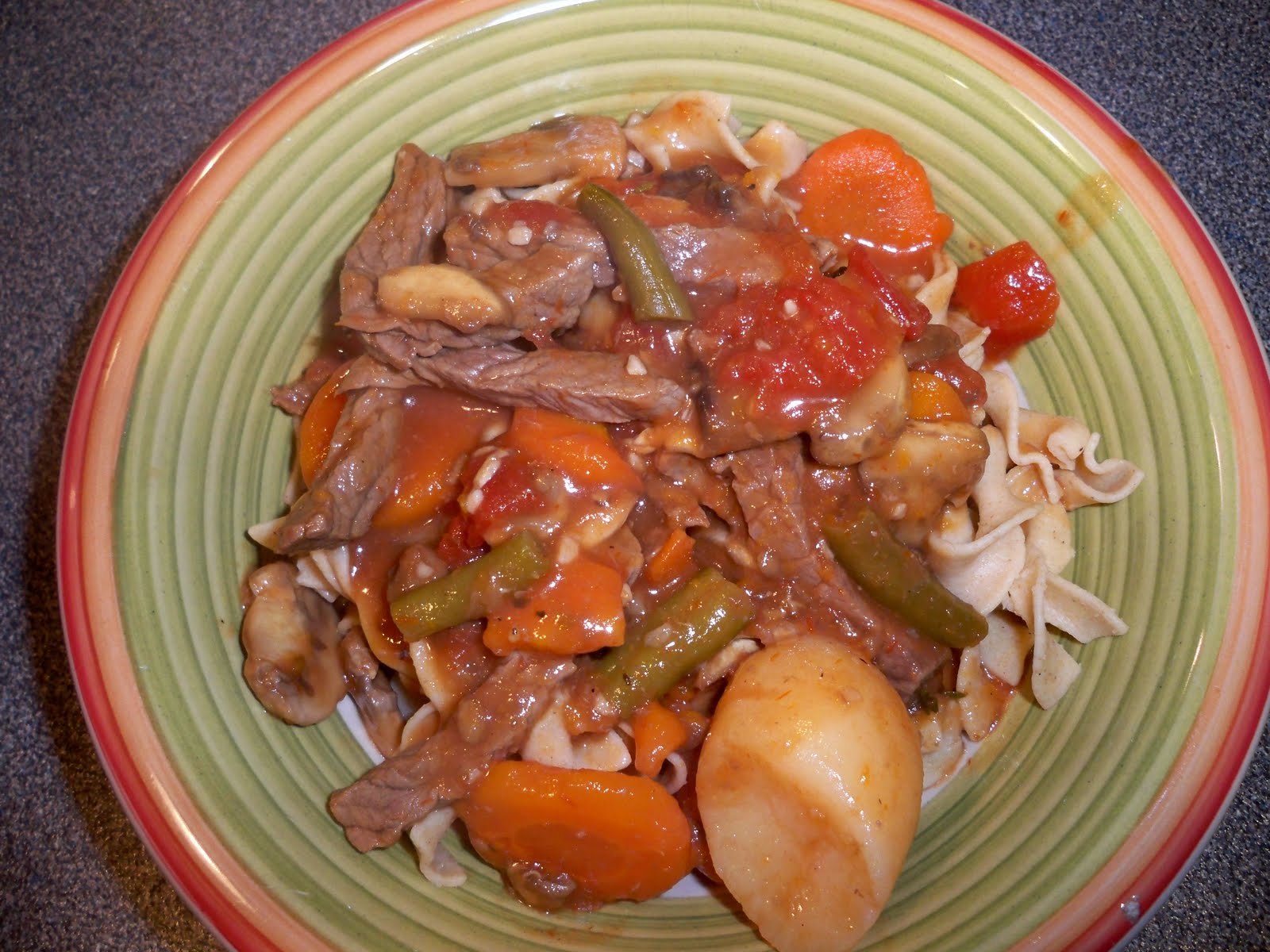 Barbie's WLS recipes: Crock Pot Beef and Mushroom Stew