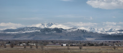 Rocky Mountains west of Fort Collins
