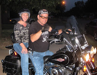 Tina gets a Harley ride