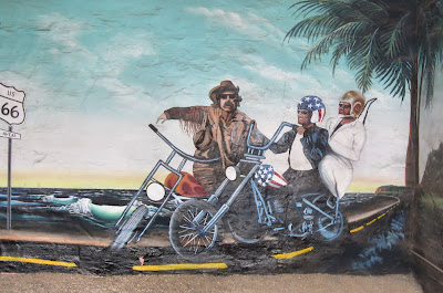 Easy Rider Mural Blue Swallow