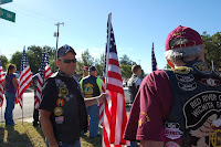 Tim standing the flag line - photo courtesy of Kirby Pacheco