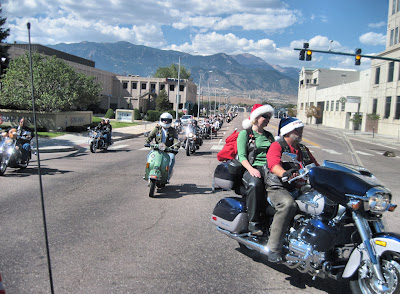 Arriving downtown Colorado Springs