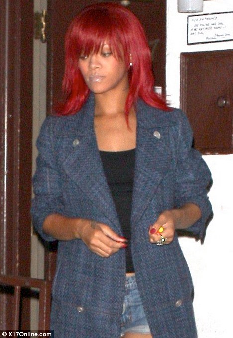 rihanna red hair long. Red Hair Like Rihanna