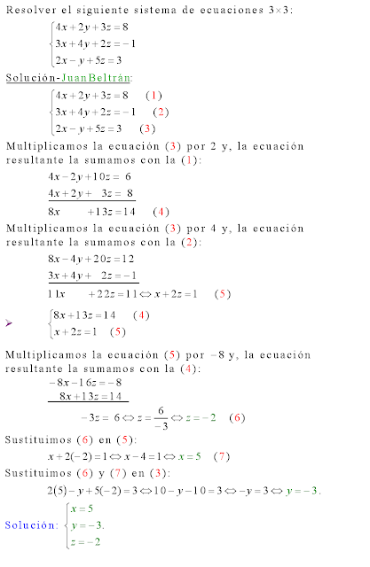 Calculadora De Sistemas De Ecuaciones 3x3