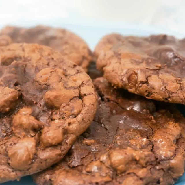 Double Chocolate Brownie Cookies