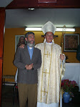 + Monseñor Victor y el Rev. P. José Manuel.