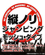 No Jumping! No Moshing! No Crowd Surfing!