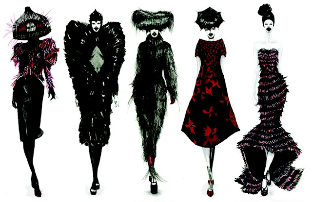 Strip Hooray!: Connie Lim, fashion illustrator come gothic fashionista