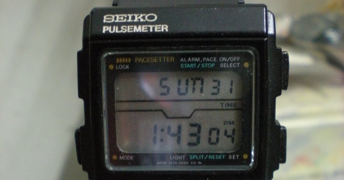 Seiko Collectors: Seiko Pulsemeter S234-5000 (Digital)