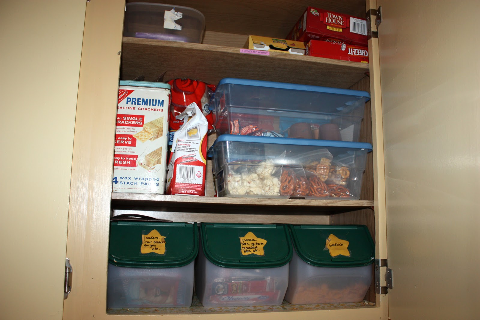 Mama Olie's Musings 52 Weeks of Organizing Week 3 Snack Attack