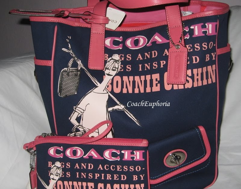 Coach Euphoria: 13530 Coach Bonnie Cashin Canvas Tote (Navy)