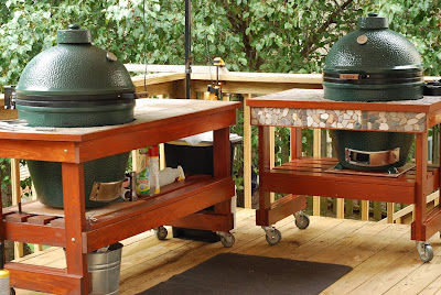 Big Green Egg Table Finished