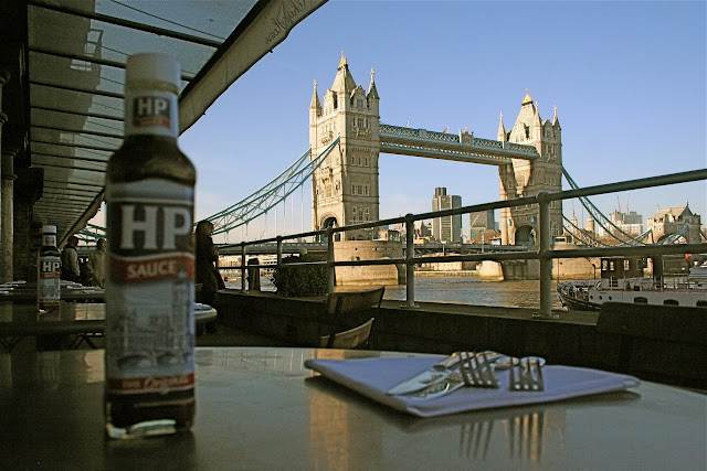 HP sauce, Tower Bridge, London