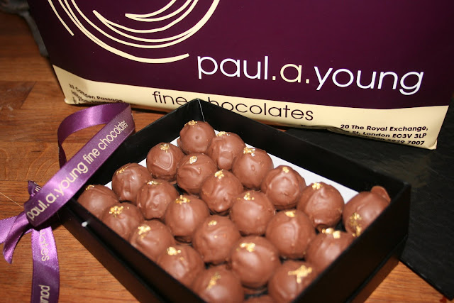 Paul. A. Young's Indian coriander chocolates.